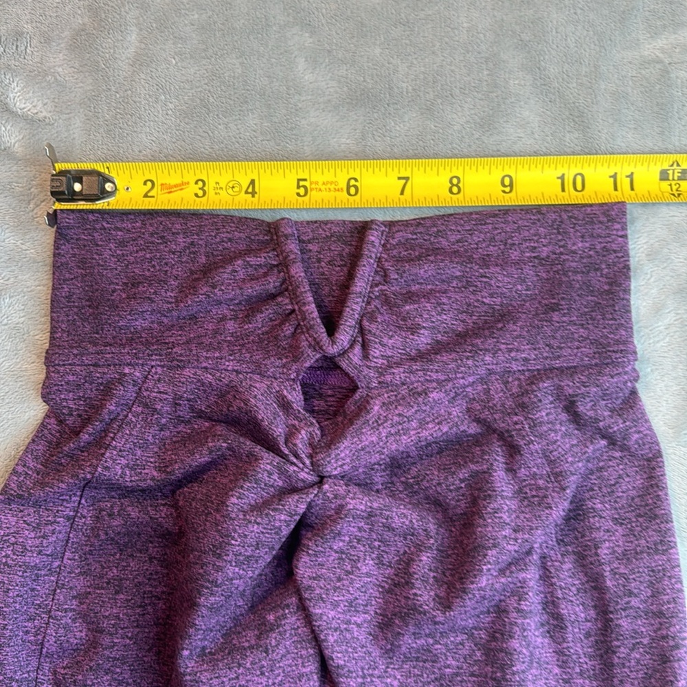 Bombshell Sportswear Voluptuous Leggings Purple Size Large - Picture 9 of 12